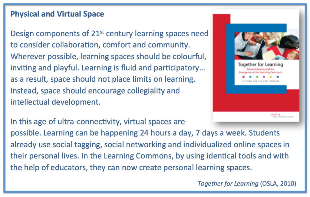 T4L Physical & Virtual Spaces